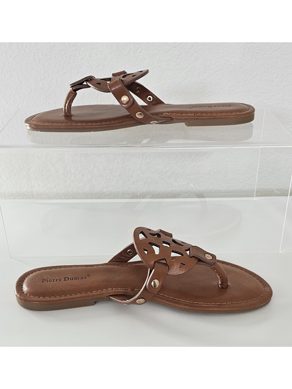 Pierre Dumas Women's Limit-20 Tan Sandals Size US 7 - Picture 8 of 10